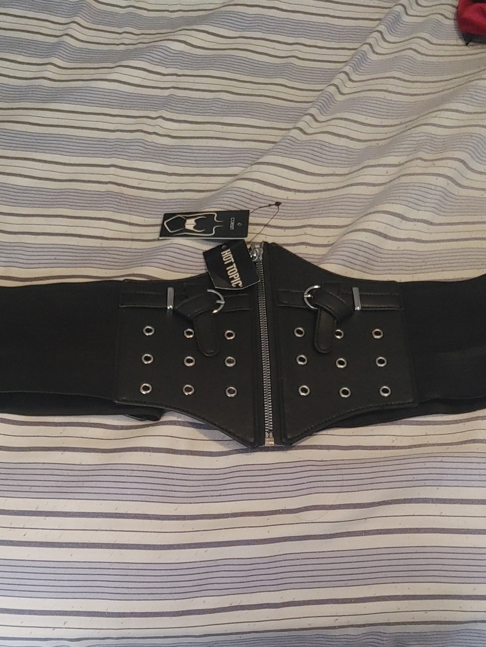 Black Underbust Corset Belt Halloween